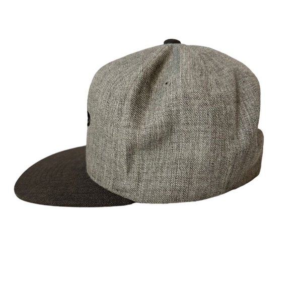 Mitchell & Ness Houston Rockets Hardwood Classics Snapback Hat Grey/Black - Picture 4 of 9